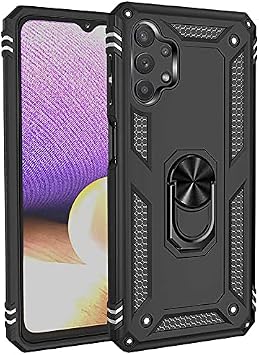 Spia Samsung Galaxy A23 Case Black Panther Ring Silicone Original Flexible Thin Improved Durable Anti-Shock Protector New Generation Design (Samsung Galaxy A23, Black)