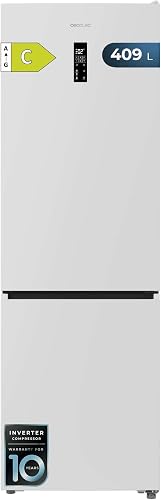 Cecotec Frigorífico Combi 409L Total No Frost Bolero CoolMarket Combi 409 White 