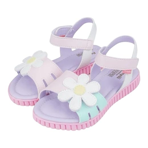 Sandália Papete Infantil Pampili Candy Margarida Colorida (Colorida, BR, Criança de 4 a 8 anos, Numérico, 25)
