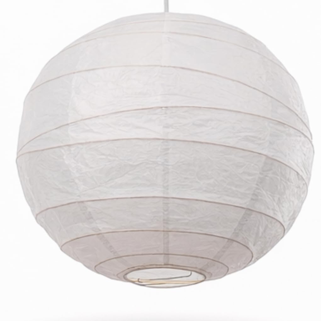 White Irregular Bamboo Paper Lanterns (White, 24inch 60cm)
