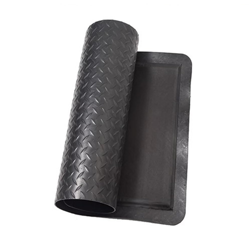 Anti-Ermüdungsmatten Industrie, Stehmatte, Arbeitsmatte zum Stehen, Sicherheitsmatte für Büro, Lager, wasserdicht, rutschfest (Farbe: Schwarz, Größe: 100 x 100 cm)