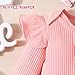 GDTOGRT Baby Girl Clothes Infant Outfit Ruffle Sleeve Romper and Floral Pants with Cute Headband Sets Baby Clothes for Girls 3-6 Months - Pink