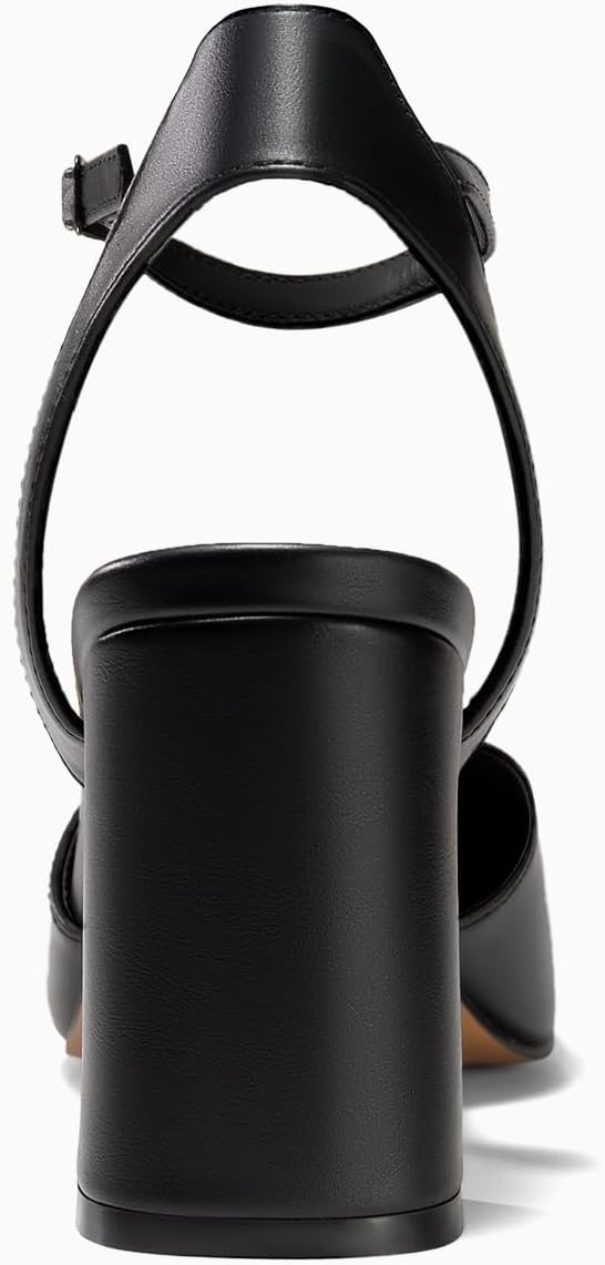 Juliet Holy Womens Closed Toe Heels Chunky Block Heel Ankle Strap Pumps Slingback Heeled Sandals - Image 3