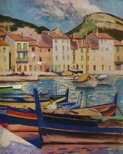 Lienzo l'Harbour Cassis Decoración Salón y Comedor Cadell