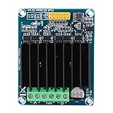 CHIP DE CONTROLADOR MOSFET: el módulo de control de motor de doble canal ha adoptado un diseño multifuncional, el chip controlador MOSFET tiene su propia función de frenado de hardware y función de retroalimentación de potencia, que puede tener una gran practicidad y capacidad de conducción.