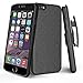iPhone 6 Holster, WizGear Shell Holster Combo Case for Apple iPhone 6 4.7 Inch Screen with Kick-Stand and Belt Clip - Black
