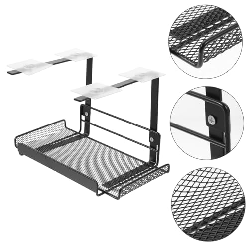 MAGICLULU Organizador de Cables Bajo Escritorio con Bandeja Porta Cables con Tornillo para Montaje Estable, Estante para Cables para Oficina, Regletas y Cargadores miniatura 4