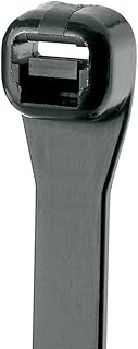 Panduit SG200S-C0 Super-Grip Cable Tie, Standard, Weather Resistant Nylon 6.6, 8.3-Inch Length, Black (100-Pack)
