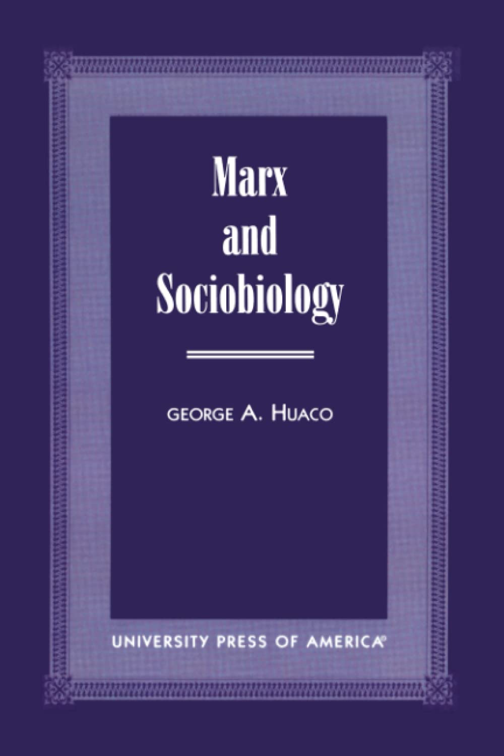 Marx and Sociobiology