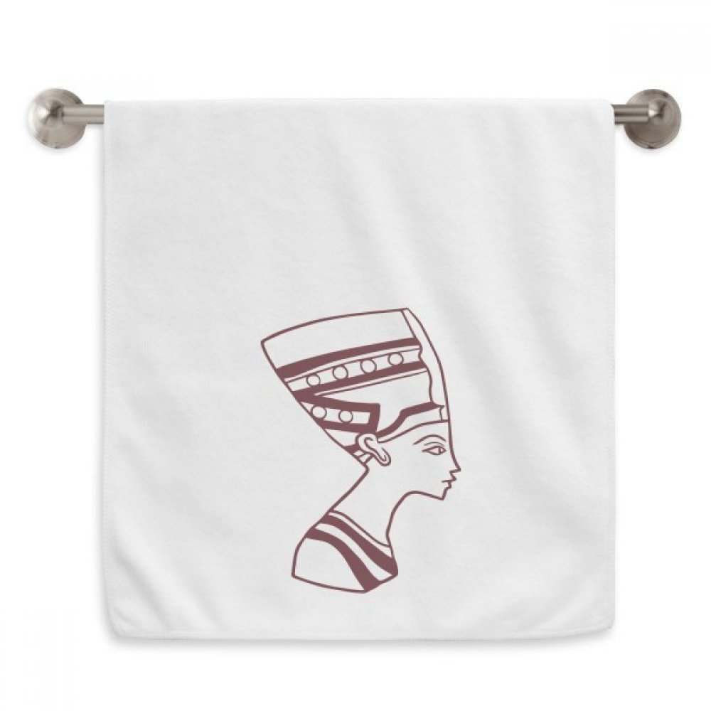 Serviettes moelleuses Egypte Totem Fresco en Tissu Blanc Haut de Gamme