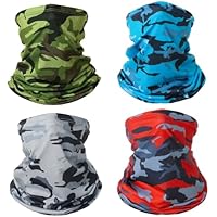 KEYRI 4 Piezas Pañuelo de Hombre Mujer Calentador de Cuello