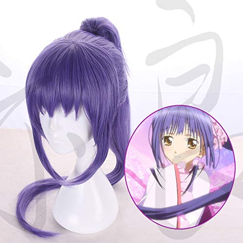 GUANBBD Cosplay Wig Biamoxer Shugo Chara! Party! Cosplay Wig Fujisaki Nagihiko Fujisaki Nadeshiko Ponytails Dokki Doki Pucchi Puchi Synthetic Hair