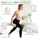 4-in-1 Adjustable Dumbbell Set of 2, Total 20 LB Pair (4,6,8,10 LB) - Image 3
