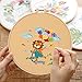 15 Sheets 15 Colors 5.9in Aida Cloth 14 Count Cross Stitch Fabric, Pre-Cut Squares Fabric for Craft Embroidery, Handmade Needlework, DIY Handicrafts (5.9×5.9 Inch)
