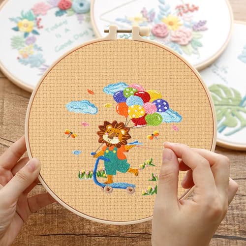 Image of 15 Sheets 15 Colors 5.9in Aida Cloth 14 Count Cross Stitch Fabric, Pre-Cut Squares Fabric for Craft Embroidery, Handmade Needlework, DIY Handicrafts (5.9x5.9 Inch)