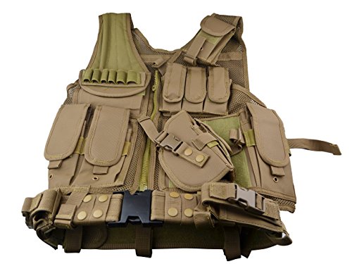SNIPER Cross Draw Tactical Vest - Tan