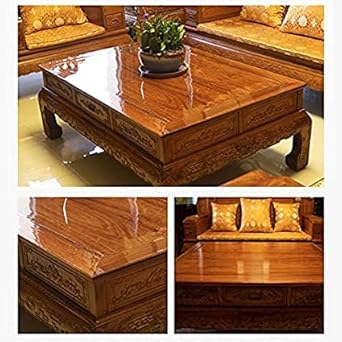 SUNBIRD High Glossy Clear Furniture Protective Film Transparent Stickers Self-Adhesive Table Protective Film (24 X 48 Inch kc), Vinyl