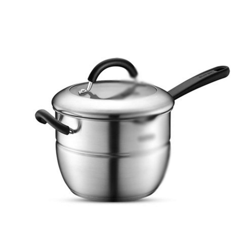 GTHTUHFD Steamer Household Stainless Steel Soup Pot Milk Multi-Purpose Induction Cooker Universal Bottom,