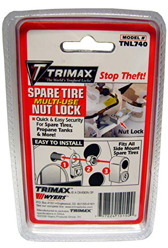 Trimax A-33060-Spk Tnl740 Spare Tire Nut Lock For Side Mount Spare Tires #TOP4