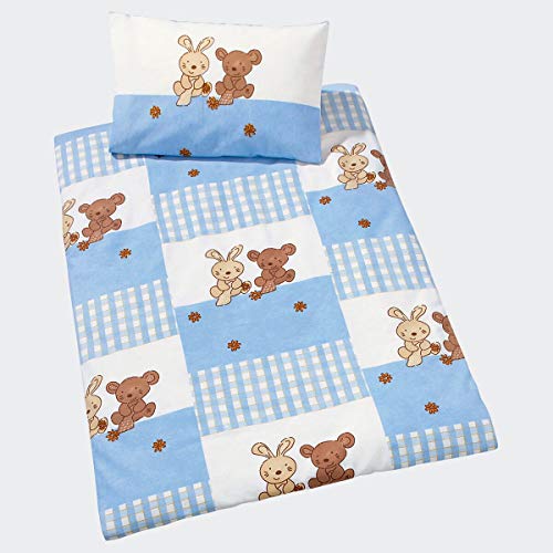 IDO Bettwäsche Häschen, bleu ciel