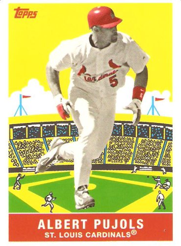 2007 Topps Flashback Fridays # FF25 Albert Pujols / St. Louis Cardinals Limited Edition Baseball Card - Mint Condition - In Protective Display Case