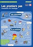  mindmemo Lernfolder - Les premiers pas - Französisch für Anfänger Wortschatz mit System spielend lernen für Kinder Vokabeln mit Bildern Lernhilfe PremiumEdition foliert DIN A4 6 Seiten Hefter