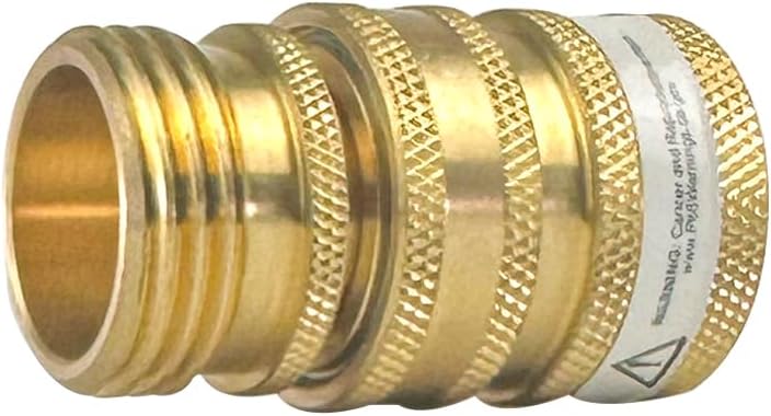 Blu Shield PWA018 Quick Disconnect Garden Hose Adapter – Heavy-Duty Plated Brass, Leak-Free Fit, Rapid Quick-Disconnect for Hose, Pressure Washer & Accessories