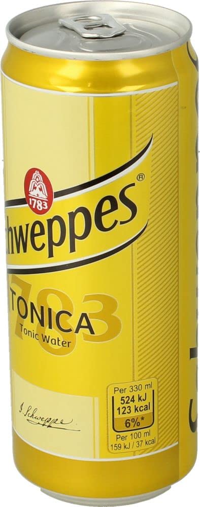 48x Schweppes tonica getönten Tonic Wasser Italian Dose 33cl erfrischend soft drink