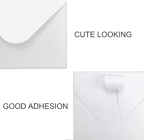 Miniatura 3 de Paquete de 100 sobres de 4 x 6 pulgadas para invitaciones, sobres blancos A6, sobres de postal, sobres de fotos, utilizados para graduación, boda,