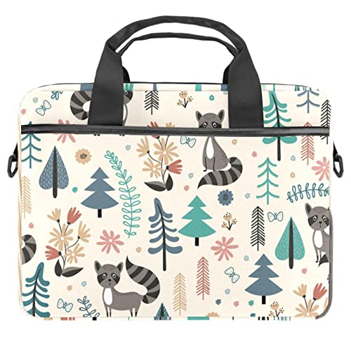 Sacoche ordinateur 13 pouces poésie de la forêt, sac protecteur et coloré pour PC portable