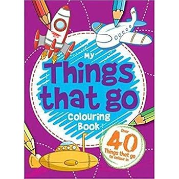 Paperback Things That Go! Colouring Book