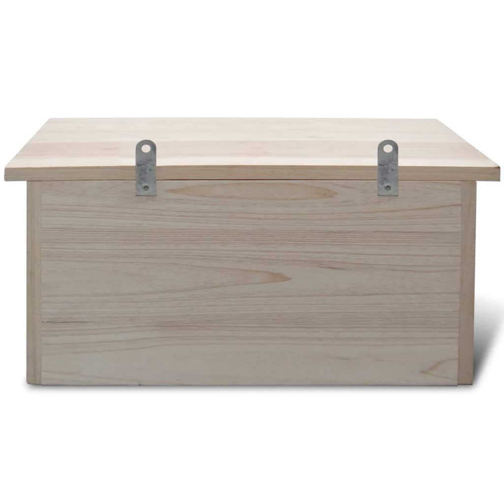 vidaXL Spatzenhaus 2 STK. Holz 44 x 15,5 x 21,5 cm