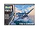 Revell Modellbausatz - Vought F4U-4B Corsair - Authentischer Flugzeugbausatz mit beweglichem Propeller und detailliertem Cockpit für realistischen Modellbau