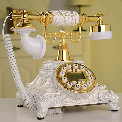 Téléphone fixe rétro à rappel automatique, cadeau idéal de bureau
