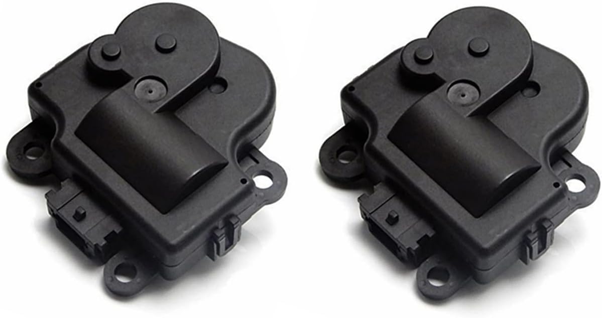 QIKAMI2Pcs HVAC Heater Air Blend Door Actuator, for Chevrolet, Impala Corvette 604-108 Part Number 10308593 10325404 15-73517 F04008 Temperature Blend Door Actuator