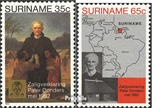 Prophila Collection Suriname 985-986 (Completa Edizione) 1982 Padre P. Donders (Francobolli per i Collezionisti)