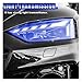 GAOLAOSY 47'' X 12'' Car Light Tint Film, Vinyl Automotive Sticker, Self Adhesive Vehicle Tint Vinyl Wrap, Auto Tinted Accessories for Headlight, Fog Light, Taillight (Blue)