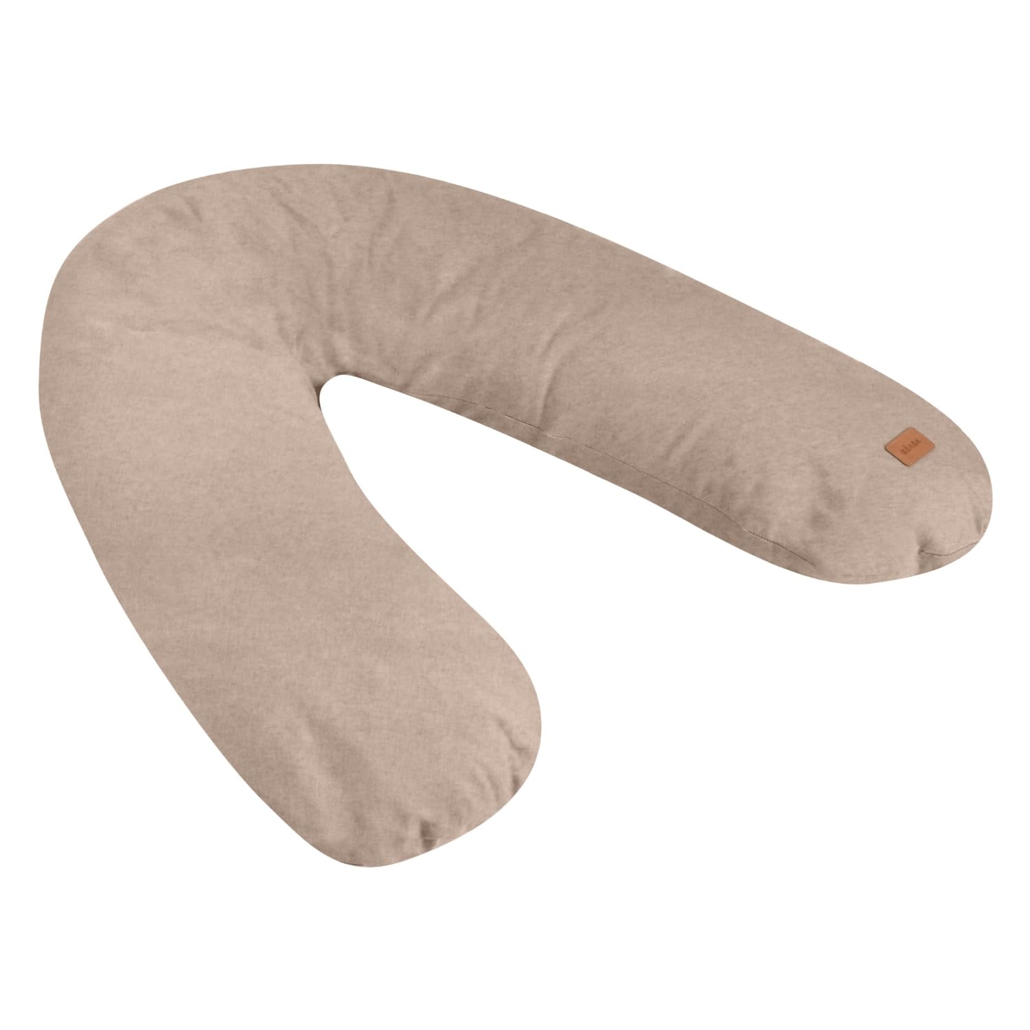BÉABA, Big Flopsy Nursing Pregnancy Pillow, Multi-Function, Suitable for Sleeping/Nursing, Support, Relaxation and Optimal Comfort, Soothing Night, Cotton Flower, Oekotex, Clay