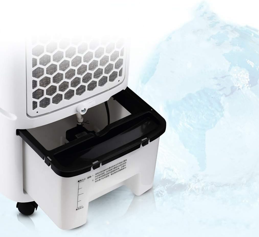 Air Coolers Portable Evaporative Compact Cooling Tower Fan Mobile Air Conditioner Portable Quiet 3 Wind Type Space Cooler Perfect for Hot and Dry Climates Have Low Power Consumption