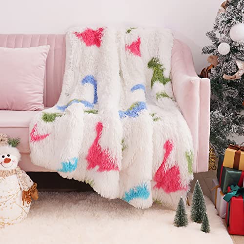 Andecor White Fluffy Throw Blanket For Kids Boys, Fuzzy Warm Lightweight Faux Fur Fleece Blankets For Bedroom Nursery Preschool Home Decor, 50 X 60 Inches #TOP7