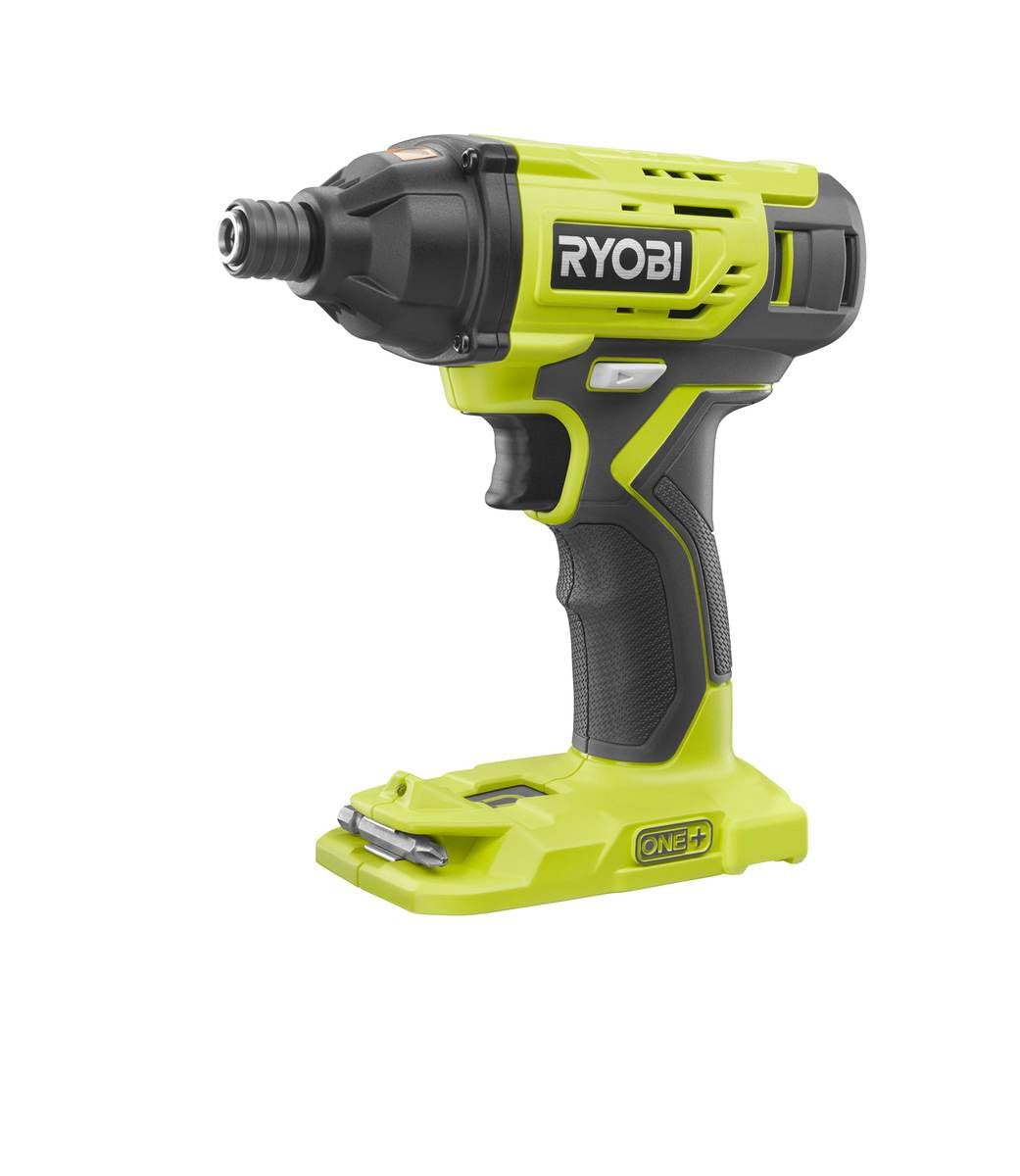 RYOBI 18 V ONE+ Combo-Kit, 8 Werkzeuge, Deltaschleifer, Bohrschrauber, Säbelsäge, Multitool, Stichsäge, Winkelschleifer, Handkreissäge, Schlagschrauber, Taschen, mit Akku und Schnellladegerät