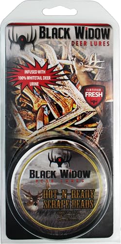 Black Widow Deer Lures Hot-N-Ready Scrape Beads 2oz Southern