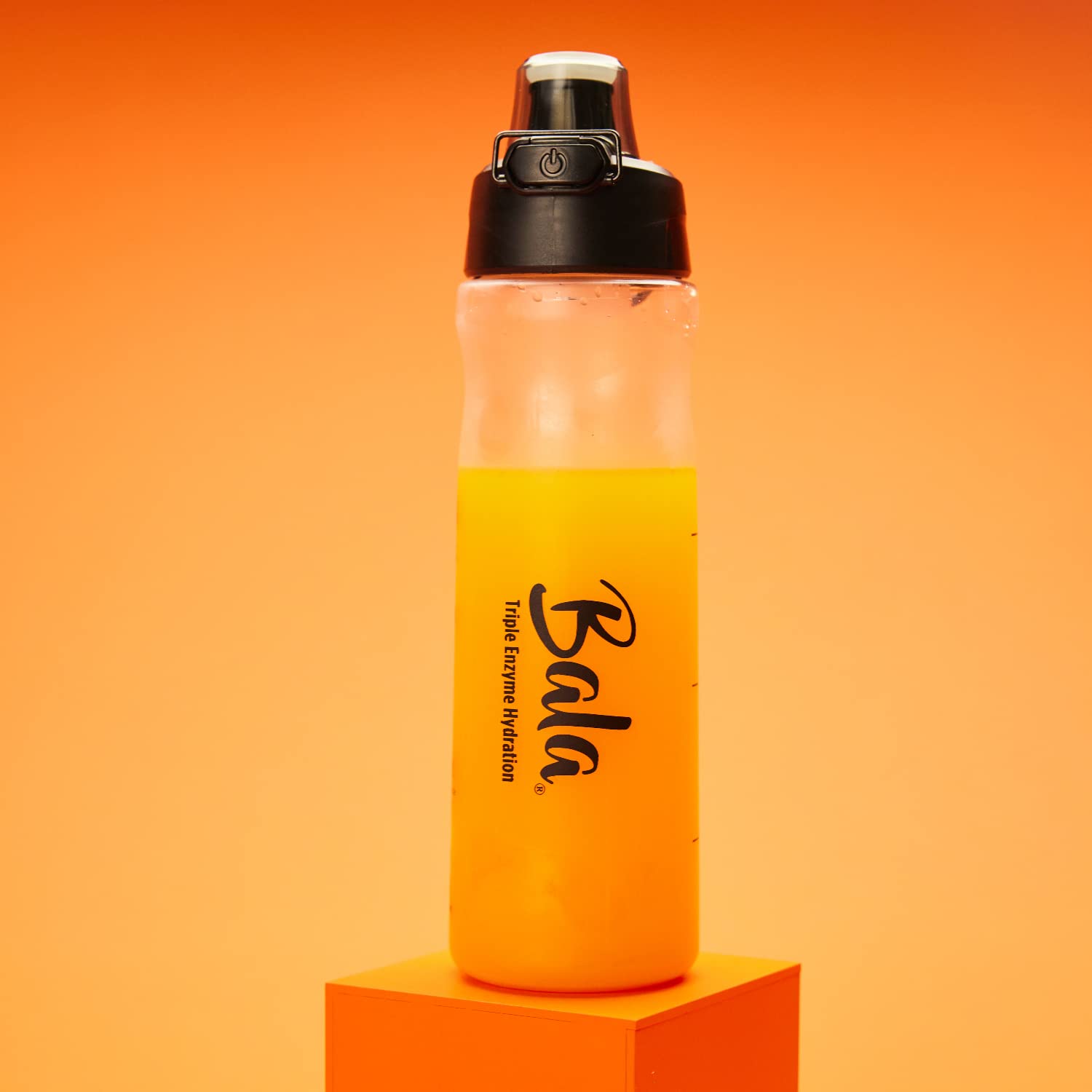 Bala Premium Trinkflasche, transparent, mit Schraubdeckel, BPA-frei