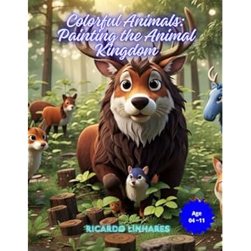 Capa do livro Colorful Animals: Painting the Animal Kingdom