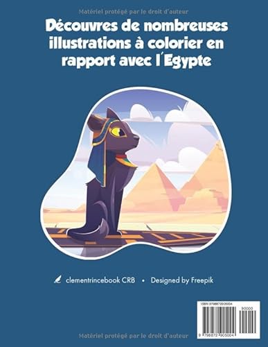 Livre de coloriage pour enfants - L'Egypte (dès 2 ans): 50 coloriages + 500 à télécharger & imprime