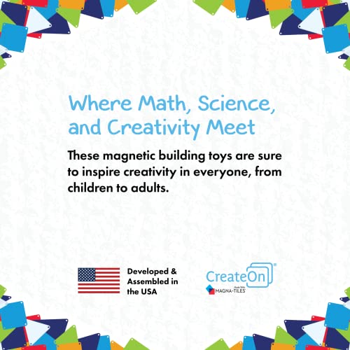 Createon Magna-Tiles Structure™ Building Set For Kids, Galaxy Rocket Magnetic Tiles, Kids’ Building Toys, Stem Toys For Boys And Girls Ages 3+, 24 Pieces #TOP6