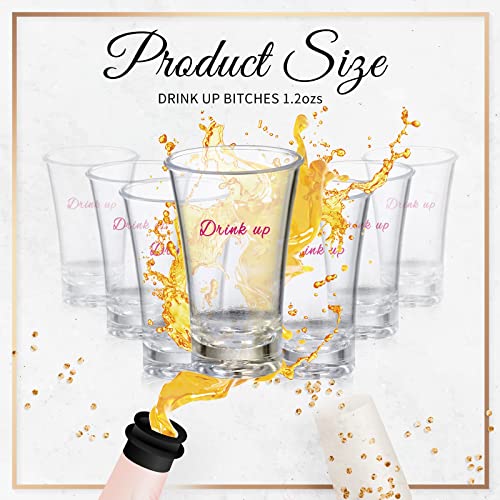 Xuwaidsgn 12 Pieces Acrylic Women Shot Glasses 1Oz Mini Girls Night Shot Glasses Funny Bachelor Party Shot Cup For Wedding Birthday #TOP1