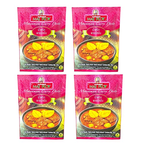 [vC(MAE PLOY) J[XpCX@}bT}J[y[Xg50g MASSAMAN CURRY PASTE 50g (4܃Zbg)