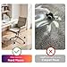 Kuyal Clear Chair mat for Hard Floors 36 x 48 inches Transparent Floor Mats Wood/Tile Protection Mat for Office & Home (36