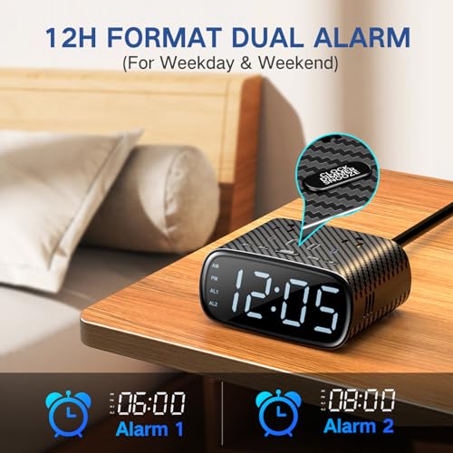XBA Power-Strip Alarm Clock with USB
